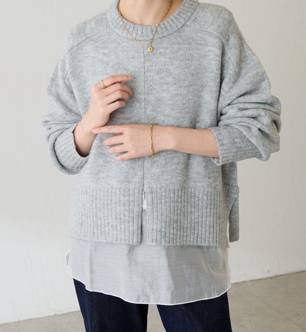  「ヤクライクショートニット」|ニット・セーター|