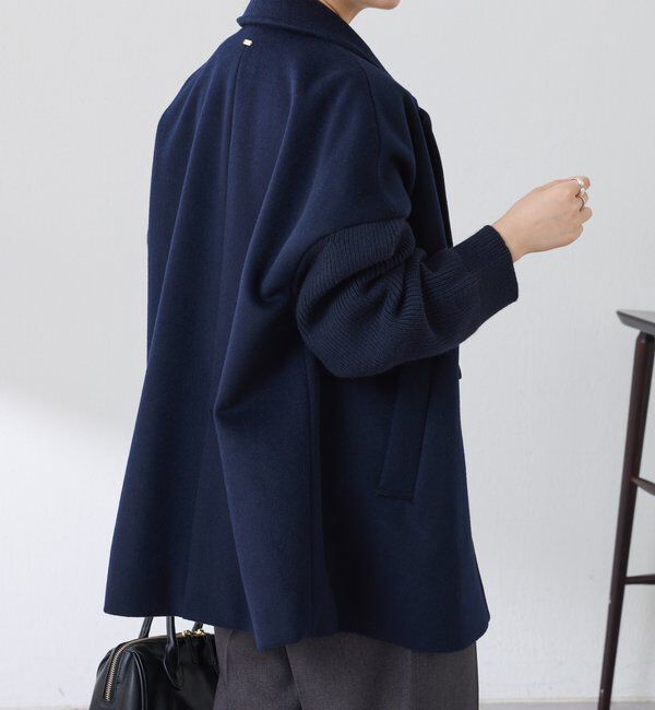  「ニットスリーブダブルコート」|その他|