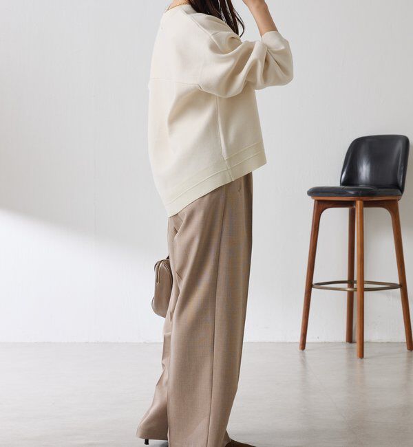  「ラメストライプゴムベルトパンツ」|チノ|