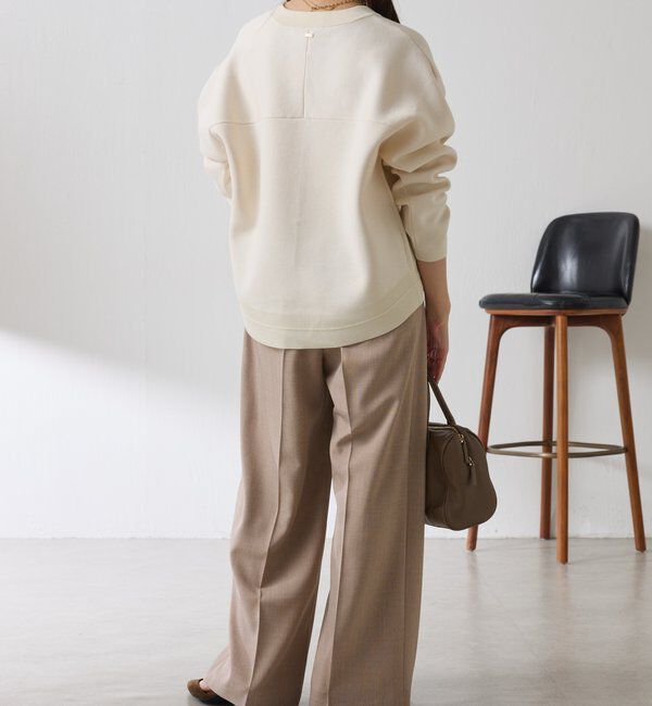  「ラメストライプゴムベルトパンツ」|チノ|