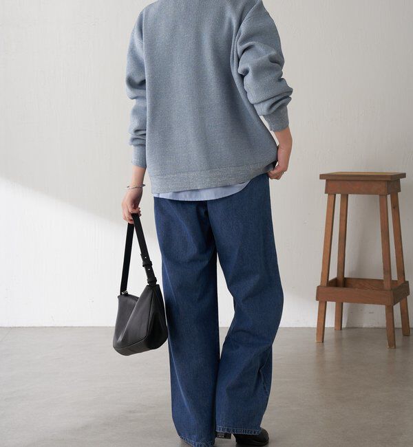  「Q.anosチャームタックデニムパンツ」|デニム|