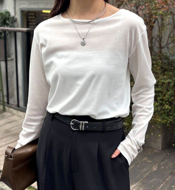  「ベーシックシアーロンT」|Tシャツ・カットソー|