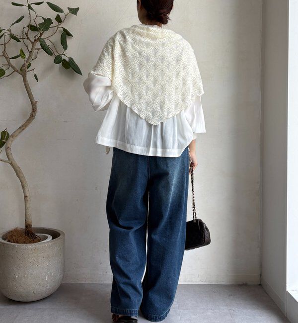  「【新色追加】リブブルゾン風シャツ」|シャツ・ブラウス|