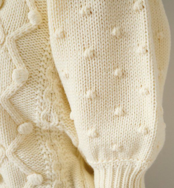  「ポンポンニットカーディガン」|カーディガン|