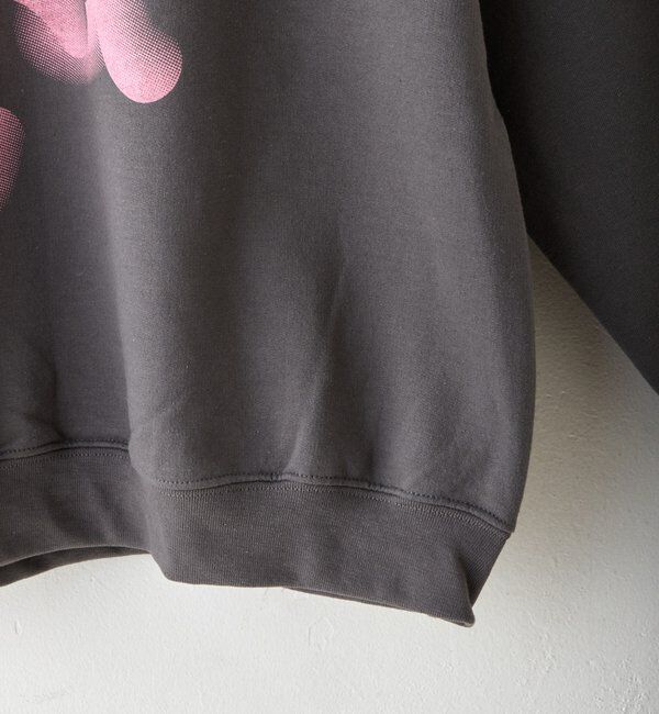  「【WHIMSIC】フローイング ロゴ シルクスクリーン スウェットプルオーバー」|Tシャツ・カットソー|