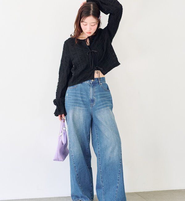  「チュールリボンブラウス」|シャツ・ブラウス|