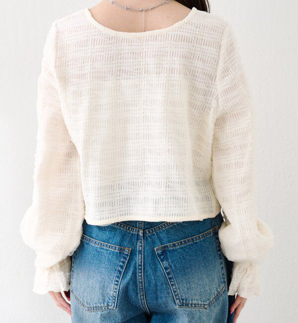  「チュールリボンブラウス」|シャツ・ブラウス|