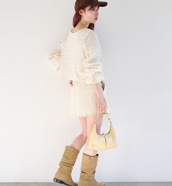  「チュールリボンブラウス」|シャツ・ブラウス|