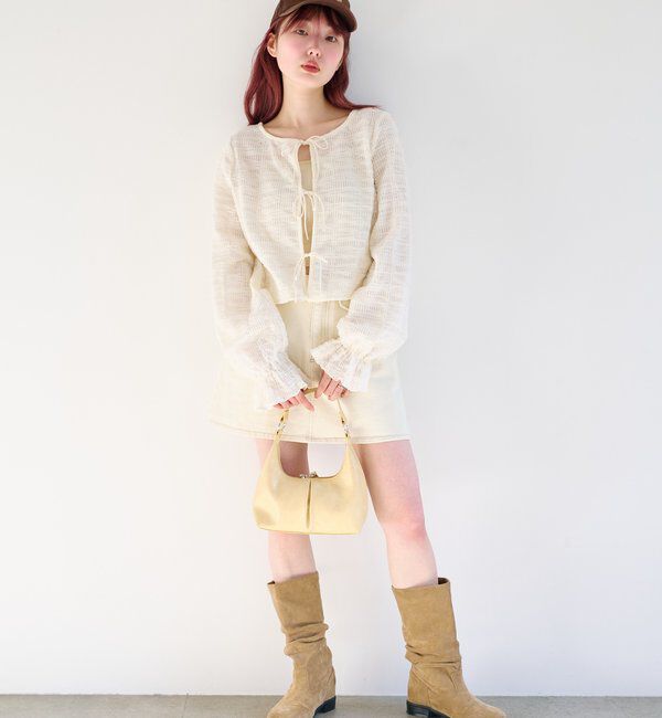  「チュールリボンブラウス」|シャツ・ブラウス|