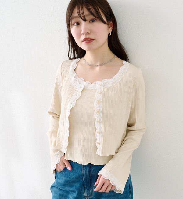  「レースアンサンブルSET」|Tシャツ・カットソー|