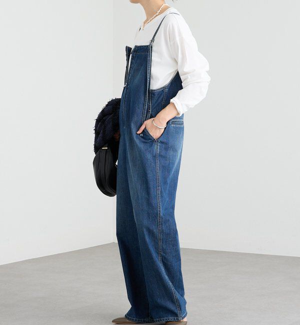  「【シーズン問わず使える】デニムサロペット」|ワンピース|