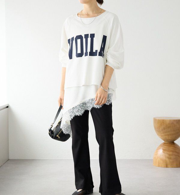  「【Yossshiiii企画】ワイドロゴカットオフスエット」|Tシャツ・カットソー|