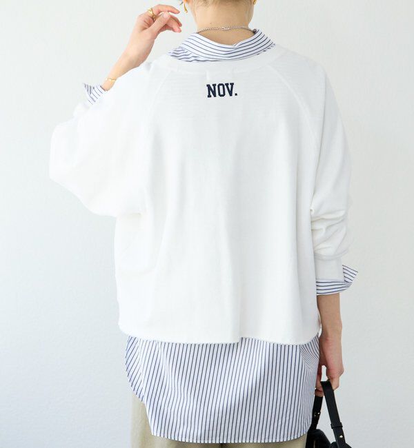  「【Yossshiiii企画】ワイドロゴカットオフスエット」|Tシャツ・カットソー|