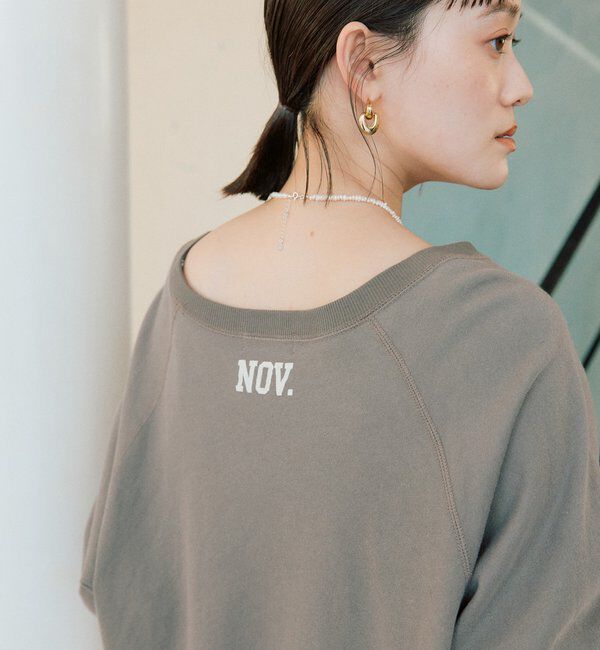  「【Yossshiiii企画】ワイドロゴカットオフスエット」|Tシャツ・カットソー|