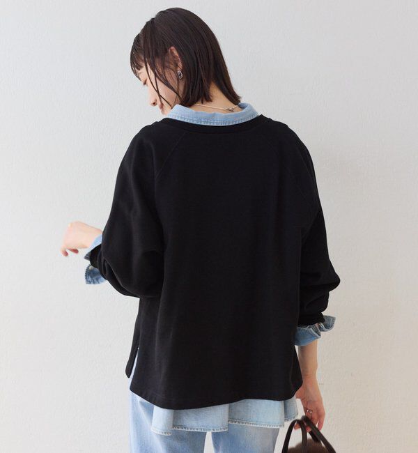  「【新色追加/抜け感◎】ハーフZIPスウェット」|Tシャツ・カットソー|