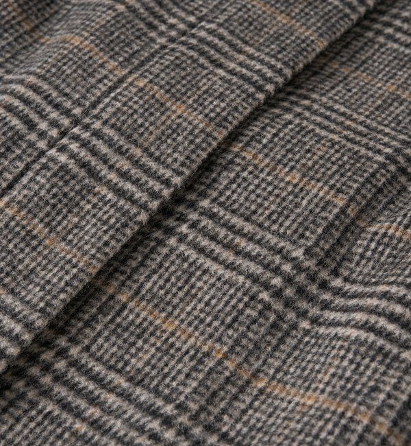  「【インフルエンサーSHIHO企画】チェックステンカラーコート」|その他|