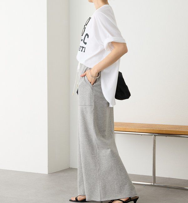  「予約【イージーな着心地】スエットロングスカート」|スカート|