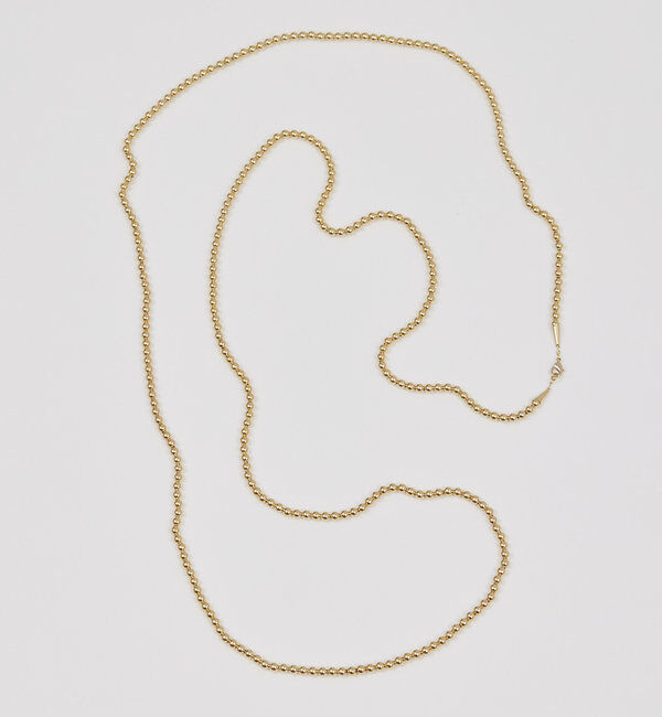  「ボールビーズロングネックレス」|リング|