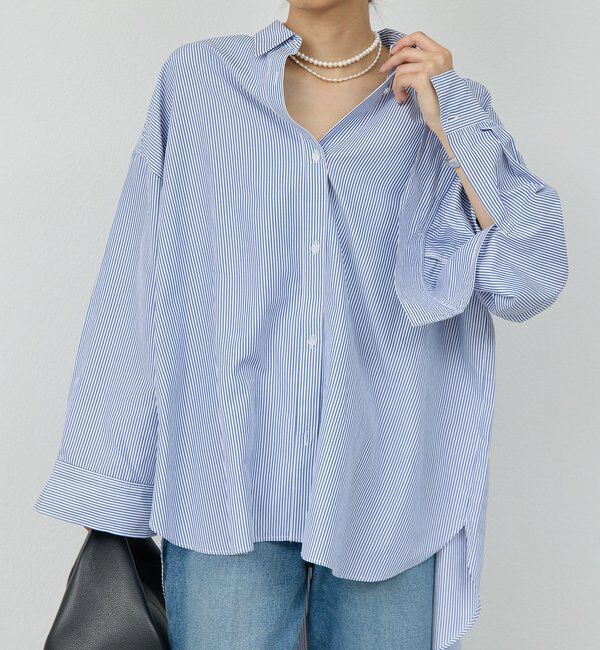  「【ルミネ限定カラーあり！】ツイルオーバーシャツ」|シャツ・ブラウス|