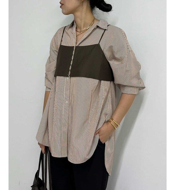  「【ルミネ限定カラーあり！】ツイルオーバーシャツ」|シャツ・ブラウス|