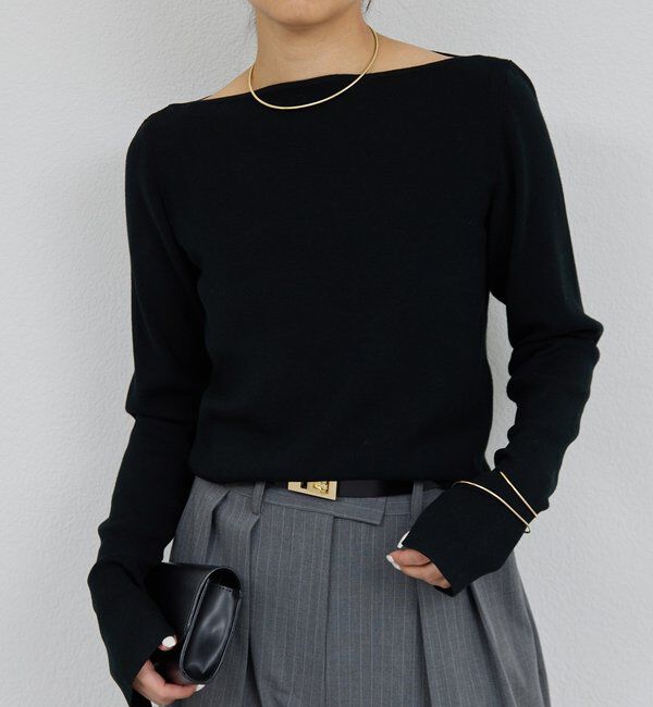  「ボートニットプルオーバー」|ニット・セーター|