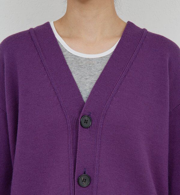  「【PEAS】レタードニットカーディガン」|ニット・セーター|