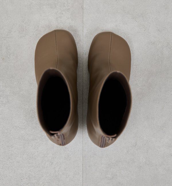  「【2.718】オブリークショートブーツ」|ショートブーツ|