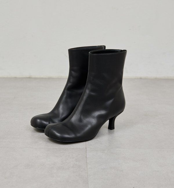  「【2.718】オブリークショートブーツ」|ショートブーツ|