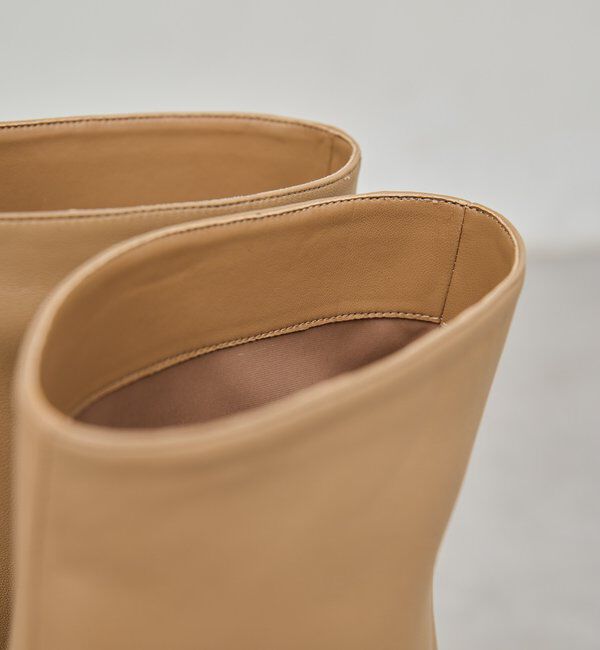  「【2.718】ドレープロングブーツ」|ロングブーツ|