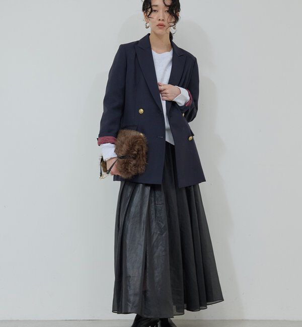  「ピークドラペルジャケット」|テーラードジャケット|