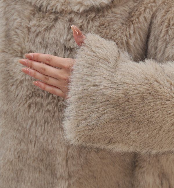  「エコファーフーディーブルゾン」|ブルゾン・スタジャン|