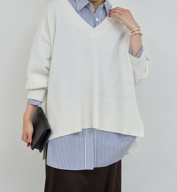  「【脱マンネリニット】【MANAKAコラボ】フードセットニット」|ニット・セーター|