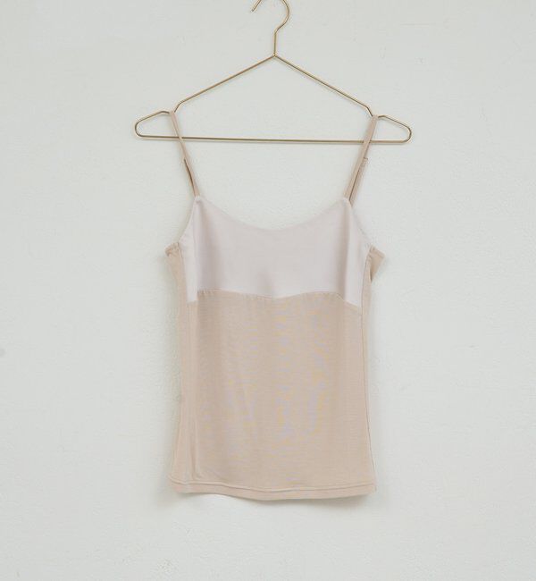  「サテンコンビキャミソール」|Tシャツ・カットソー|