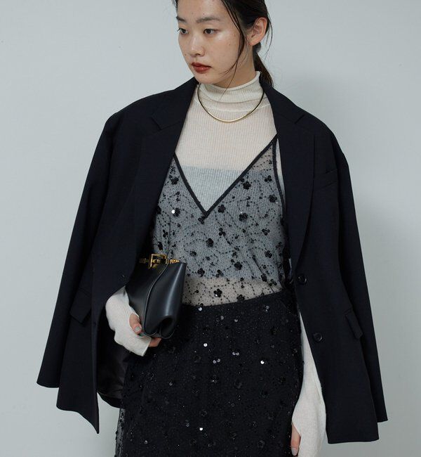  「【CHIHAYAコラボ】シアーリブタートル」|ニット・セーター|