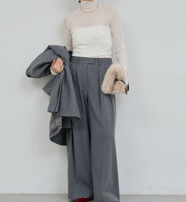  「【CHIHAYAコラボ】シアーリブタートル」|ニット・セーター|