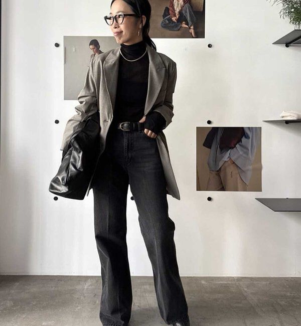  「【CHIHAYAコラボ】シアーリブタートル」|ニット・セーター|