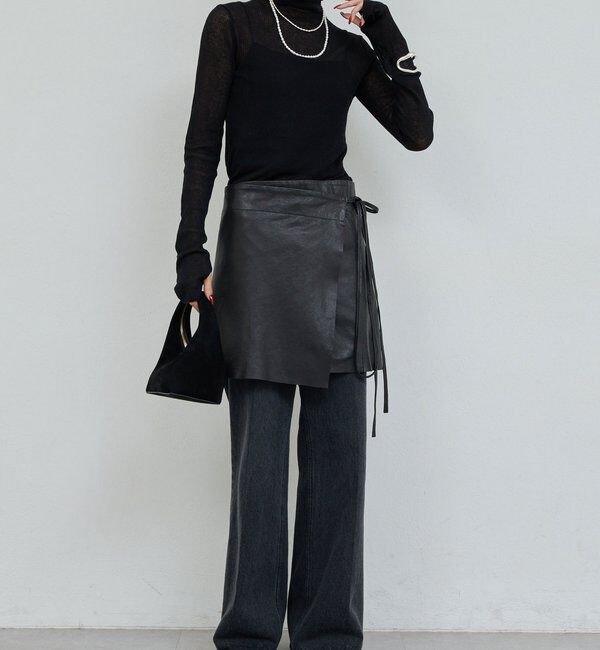  「【CHIHAYAコラボ】シアーリブタートル」|ニット・セーター|