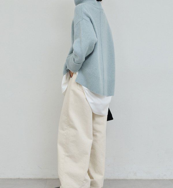  「【手洗い可】ウールタートルプルオーバー」|ニット・セーター|