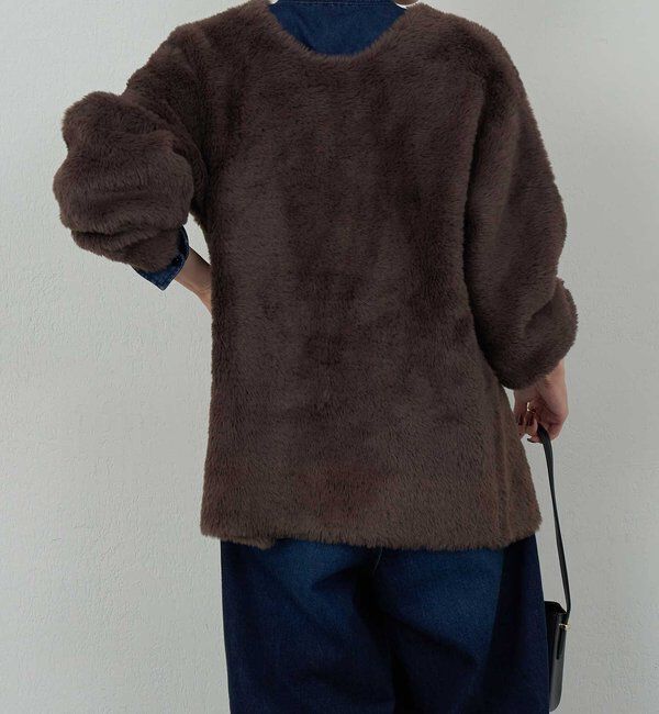  「【2WAY】フェザーヤーンカーデ」|ニット・セーター|