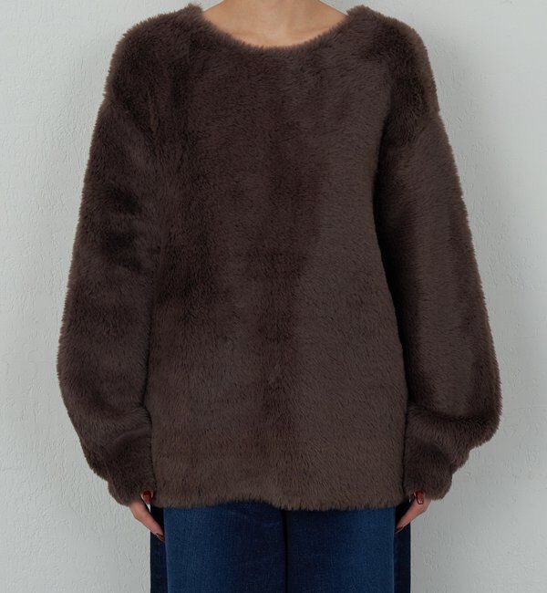  「【2WAY】フェザーヤーンカーデ」|ニット・セーター|