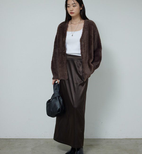 「【2WAY】フェザーヤーンカーデ」|ニット・セーター|