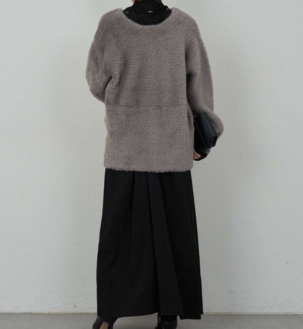 「【2WAY】フェザーヤーンカーデ」|ニット・セーター|