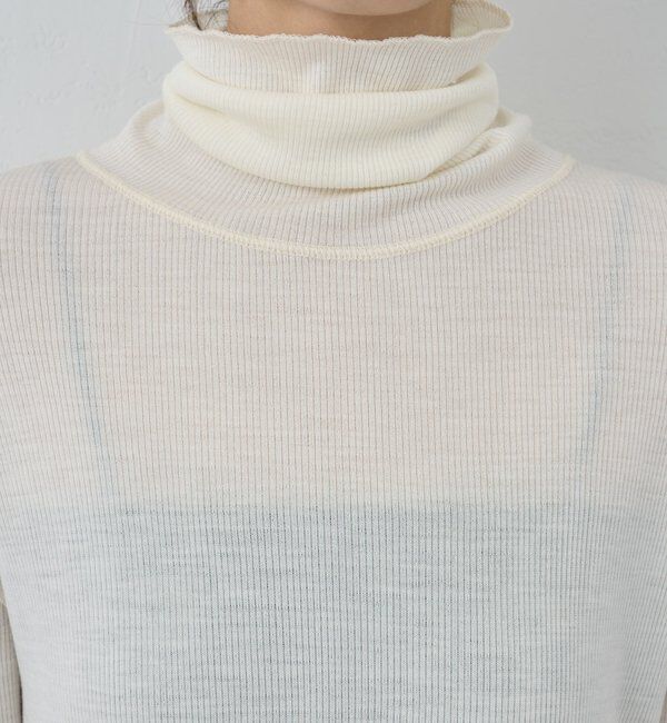  「【新色を加えてリバイバル】リブタートルカットソー」|Tシャツ・カットソー|