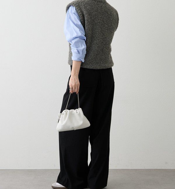  「レザー巾着4WAYミニショルダーバッグ」|ショルダー・メッセンジャー|