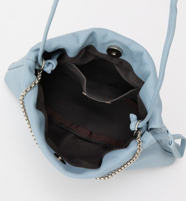  「レザー巾着4WAYミニショルダーバッグ」|ショルダー・メッセンジャー|