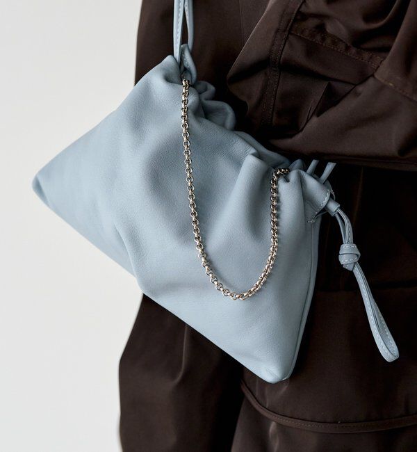  「レザー巾着4WAYミニショルダーバッグ」|ショルダー・メッセンジャー|