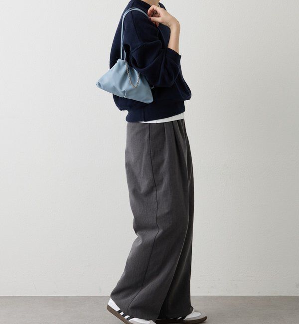  「レザー巾着4WAYミニショルダーバッグ」|ショルダー・メッセンジャー|