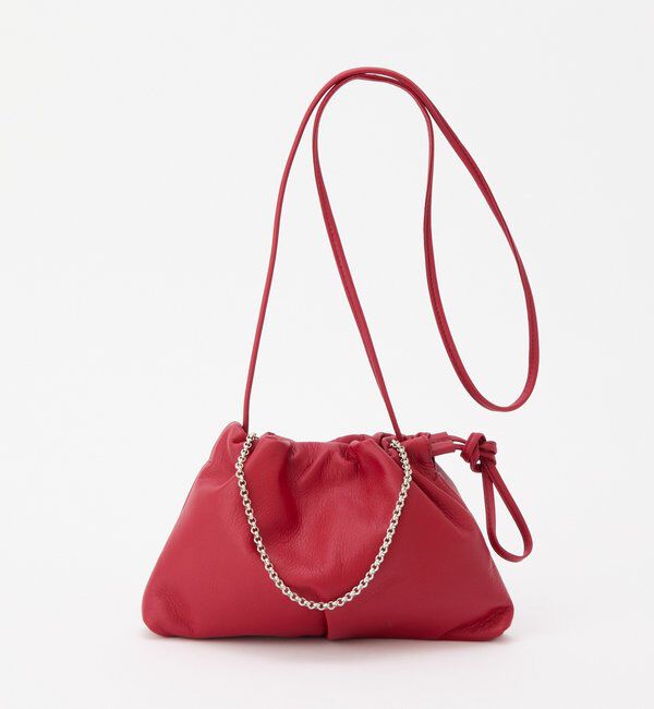  「レザー巾着4WAYミニショルダーバッグ」|ショルダー・メッセンジャー|