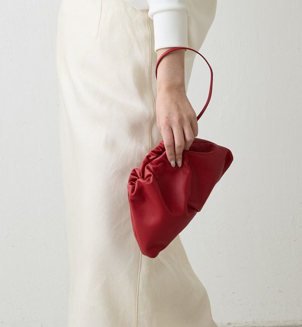  「レザー巾着4WAYミニショルダーバッグ」|ショルダー・メッセンジャー|