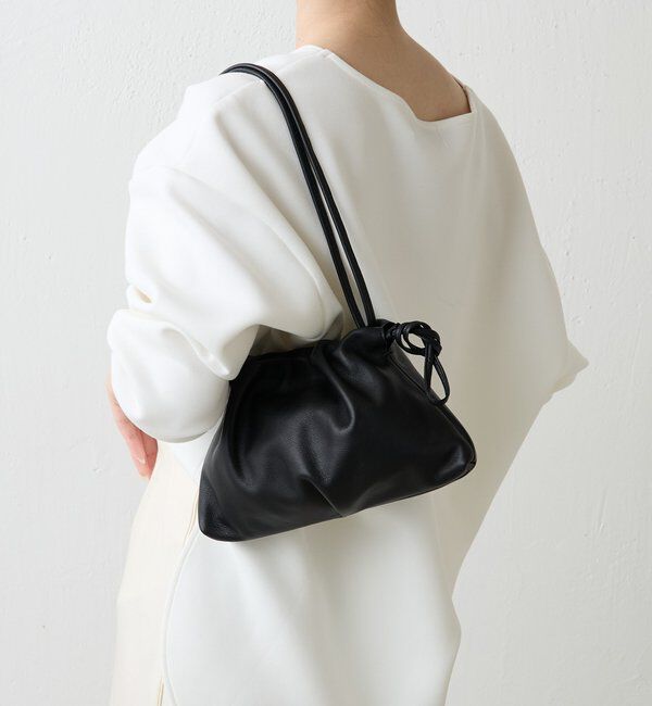  「レザー巾着4WAYミニショルダーバッグ」|ショルダー・メッセンジャー|